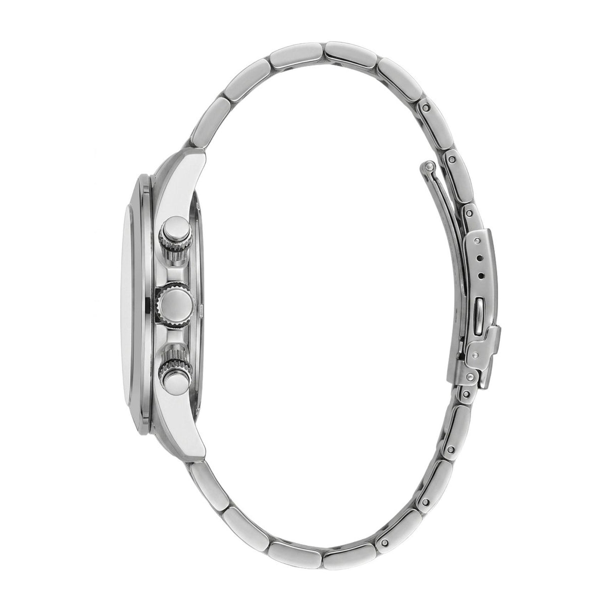 Ασημί ατσάλινο μπρασελέ ρολογιού Lee Cooper Gents Multi LC08273.350