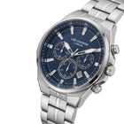 Ρολόι Lee Cooper Gents Multi LC08273.390 Με Ασημί Μπρασελέ & Μπλε Καντράν