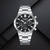 Ανδρικό ρολόι Lee Cooper Gents Multi LC08293.350 με ένδειξη ημέρας, ημερομηνίας και διπλής ώρας σε κάσα 43 mm.