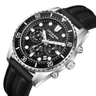 Ρολόι Lee Cooper Gents Multi LC08335.351 με Μαύρο Λουράκι Σιλικόνης