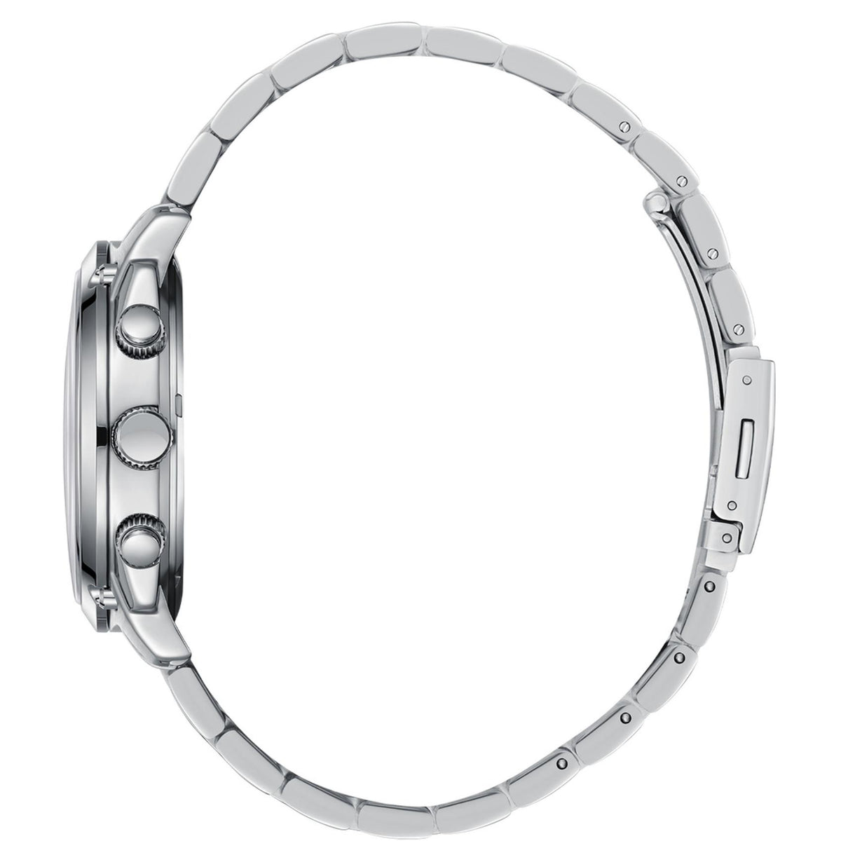 Ασημί μεταλλικό μπρασελέ ρολογιού Lee Cooper Gents Multi LC08348.390