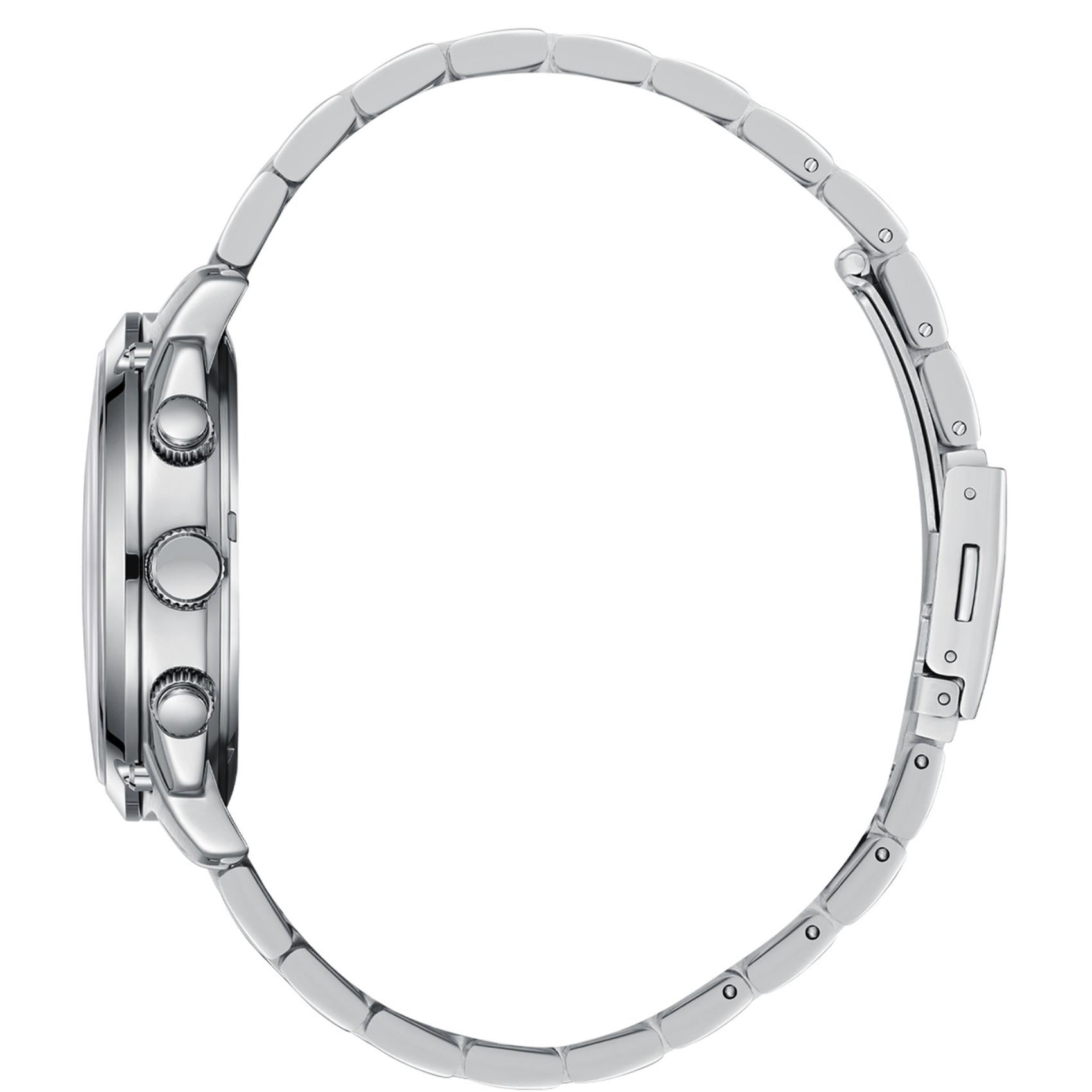 Ασημί μεταλλικό μπρασελέ ρολογιού Lee Cooper Gents Multi LC08348.390