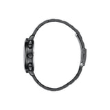 Πλάγια όψη από ανδρικό ρολόι Lee Cooper Gents Multi LC08348.650 με μαύρο μπρασελέ από ανοξείδωτο ατσάλι.