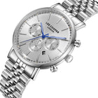 Ρολόι Lee Cooper Gents Multi LC08372.330 Με Ασημί Μπρασελέ & Ασημί Καντράν