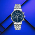 Ρολόι Lee Cooper Gents Multi LC08372.390 με Ασημί Μπρασελέ