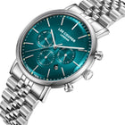 Ρολόι Lee Cooper Gents Multi LC08372.391 Με Ασημί Μπρασελέ & Τιρκουάζ Καντράν