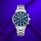 Ρολόι Lee Cooper Gents Multi LC08382.390 με Ασημί Μπρασελέ