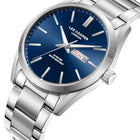 Ρολόι Lee Cooper LC08340.390 Με Ασημί Μπρασελέ & Μπλε Καντράν