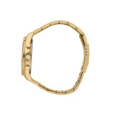 Φωτογραφία του Maserati Competizione R8853100026 που αναδεικνύει την κάσα 43mm και το χρυσό μπρασελέ από ανοξείδωτο ατσάλι.