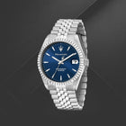 Ανδρικό Ρολόι Maserati Competizione R8853100056 Με Ασημί Μπρασελέ & Μπλε Καντράν