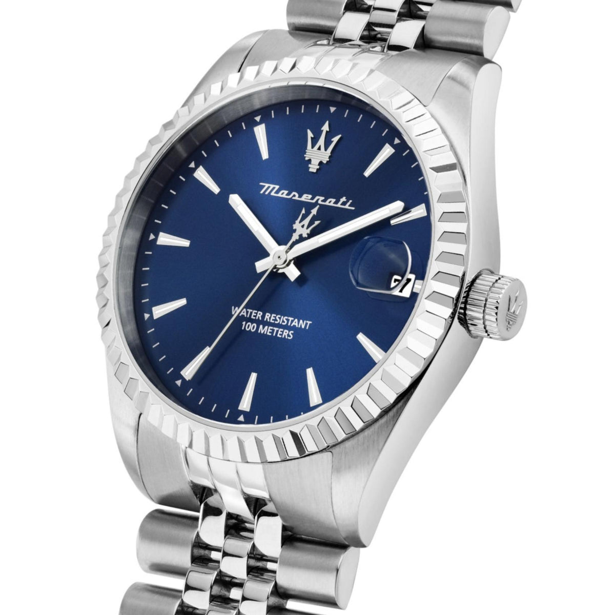 Μπλε καντράν ρολογιού Maserati Competizione R8853100056 διαμέτρου 41mm με ένδειξη ημερομηνίας