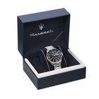 Ρολόι Maserati Sfida R8853140001 Με Ασημί Μπρασελέ Και Δίχρωμο Καντράν