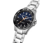 Ρολόι Maserati Sfida R8853140001 Με Ασημί Μπρασελέ Και Δίχρωμο Καντράν