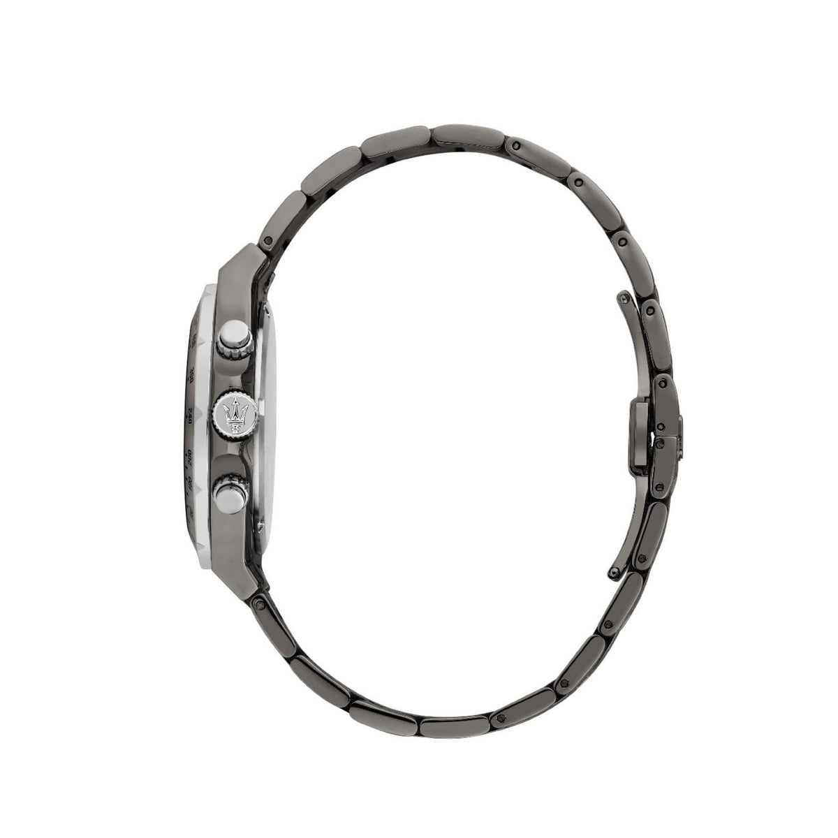 Γκρι ατσάλινο μπρασελέ ρολογιού Maserati Sfida R8873640027