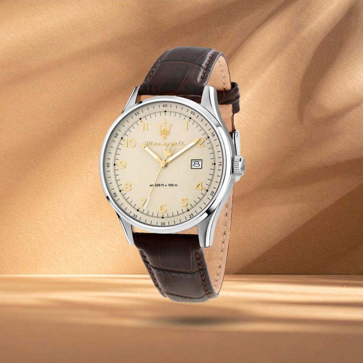 Maserati Sorpasso R8851124004 με κάσα 42mm, κορώνα ρύθμισης και ορυκτό κρύσταλλο ειδικής σκλήρυνσης.