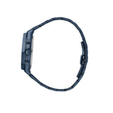 Maserati Stile R8873642008 χρονογράφου που αναδεικνύει την κάσα 45mm και το μπλε μπρασελέ από ανοξείδωτο ατσάλι.