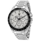 Ανδρικό Ρολόι Maserati Traguardo Limited Edition R8873612068 Με Ασημί Μπρασελέ & Ασημί Καντράν