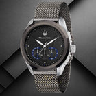 Ρολόι Maserati Traguardo R8873612006 Χρονογράφος Με Ασημί Μπρασελέ