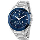 Ρολόι Maserati Traguardo R8873612067 με Ασημί Μπρασελέ