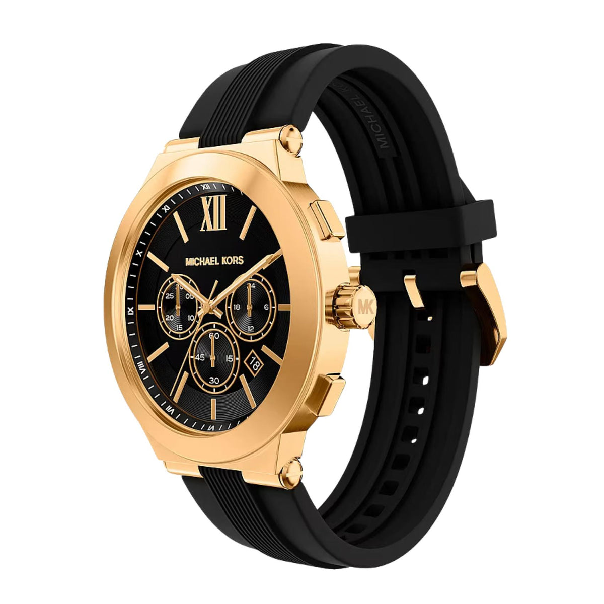 Μαύρο λουράκι από καουτσούκ ρολογιού Michael Kors Billie MK9253