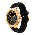 Ανδρικό Ρολόι Michael Kors Billie MK9253 Χρονογράφος με Μαύρο Λουράκι & Μαύρο Καντράν