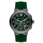 Ανδρικό Ρολόι Michael Kors Billie MK9255 Χρονογράφος με Πράσινο Λουράκι & Πράσινο Καντράν