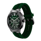 Ανδρικό Ρολόι Michael Kors Billie MK9255 Χρονογράφος με Πράσινο Λουράκι & Πράσινο Καντράν