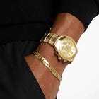 Ανδρικό Ρολόι Michael Kors Billie MK9270SET Χρονογράφος με Χρυσό Μπρασελέ & Χρυσό Καντράν