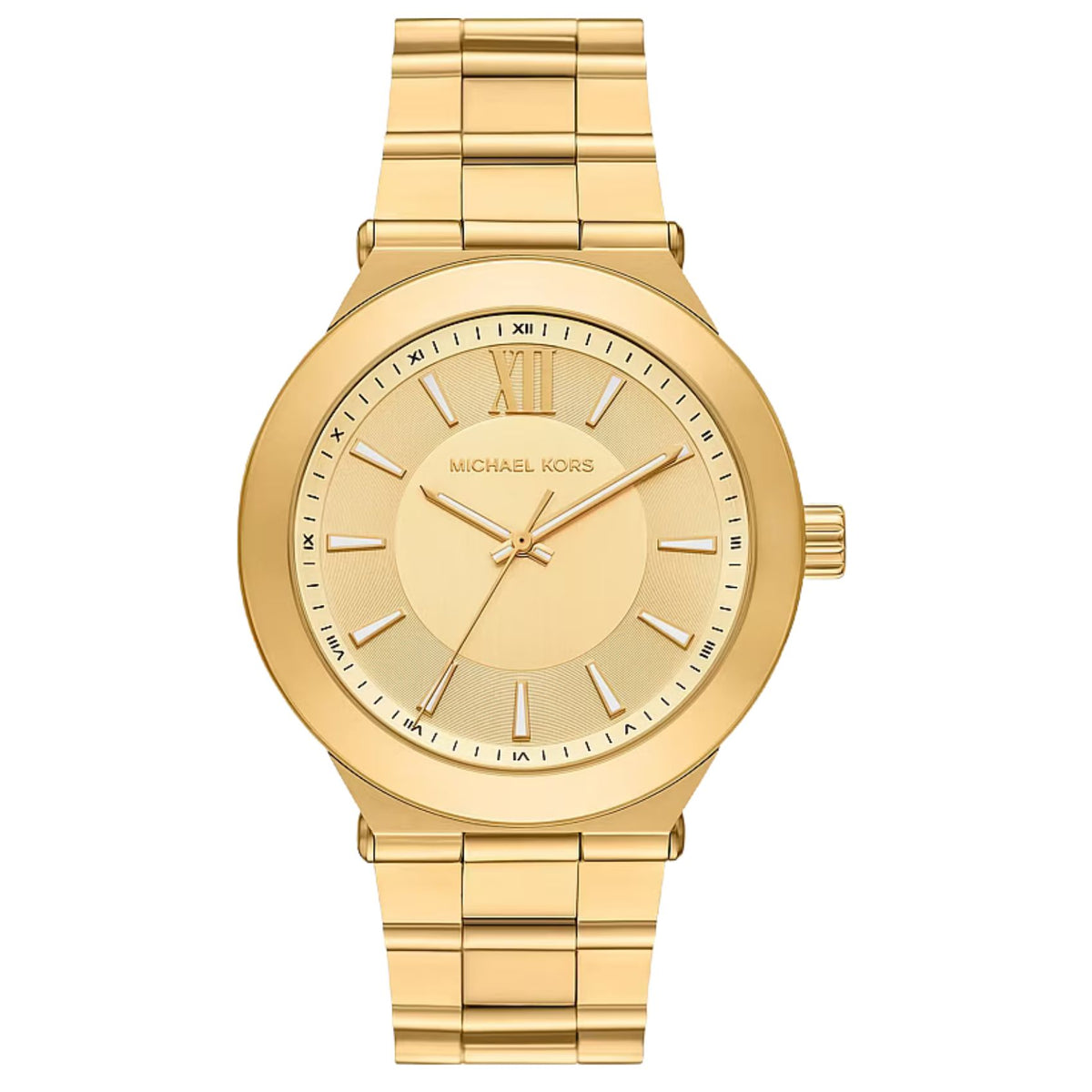 Ανδρικό ρολόι Michael Kors Billie MK9273 με χρυσό μπρασελέ και χρυσό καντράν