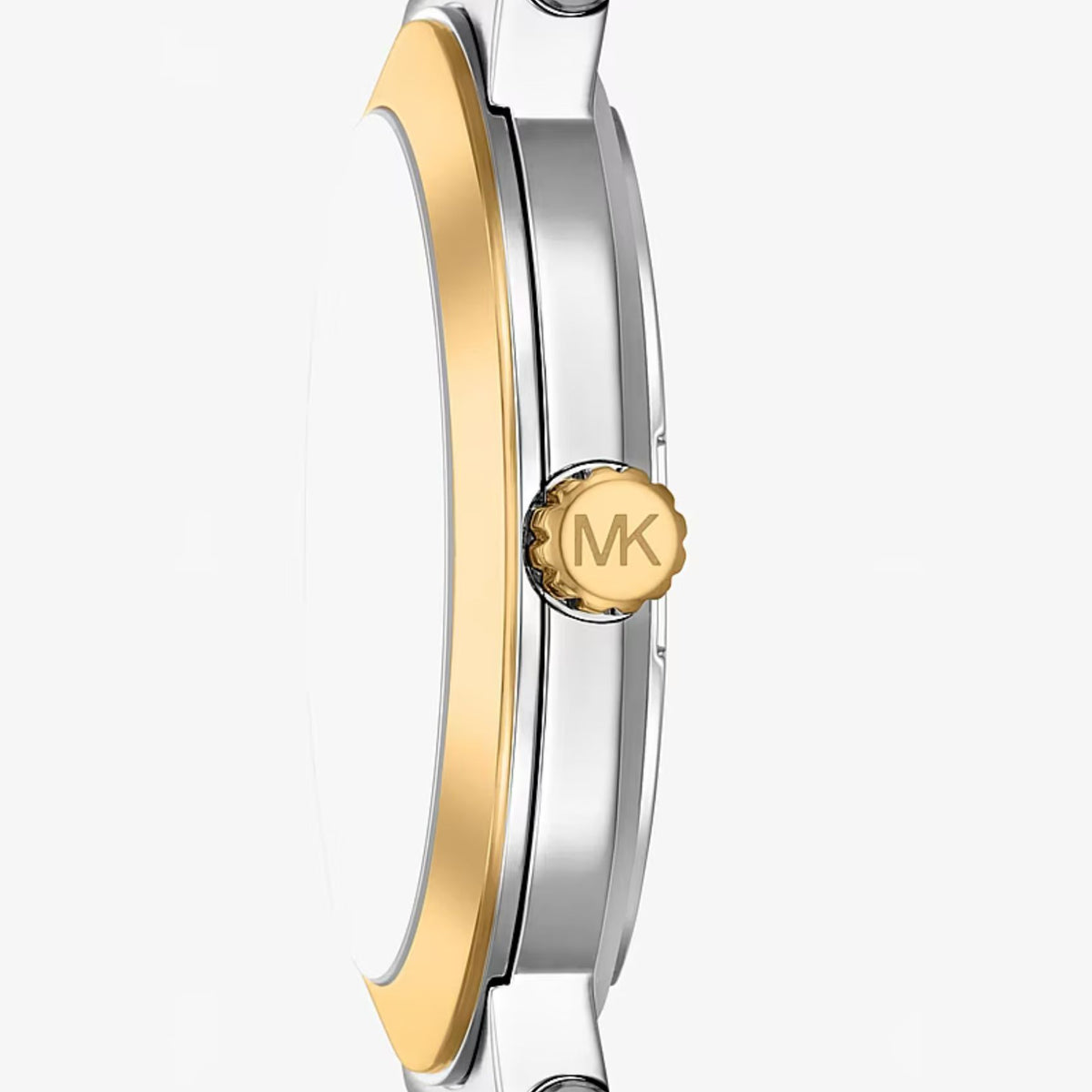 Ασημί-χρυσό ατσάλινο μπρασελέ ρολογιού Michael Kors Billie MK9274