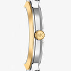 Ανδρικό Ρολόι Michael Kors Billie MK9274 με Ασημί-Χρυσό Μπρασελέ & Λευκό Καντράν