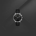 Ανδρικό Ρολόι Michael Kors Blake MK9208 με Μαύρο Δερμάτινο Λουράκι & Μαύρο Καντράν