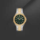 Ανδρικό Ρολόι Michael Kors Callum MK9289 με Ασημί-Χρυσό Μπρασελέ & Πράσινο Καντράν