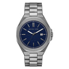 Ανδρικό Ρολόι Michael Kors Callum MK9290 με Ανθρακί Μπρασελέ & Μπλε Καντράν