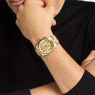 Ανδρικό Ρολόι Michael Kors Lexington MK9276 με Χρυσό Μπρασελέ & Χρυσό Καντράν