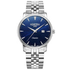 Aνδρικό Ρολόι Roamer Classico Gents 971856-41-45-50 Με Ασημί Ατσάλινο Μπρασελέ
