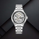 Ρολόι Roamer Competence Skeleton IV 101984-41-85-10 Αυτόματο Με Ασημί Μπρασελέ