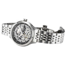 Ρολόι Roamer Competence Skeleton IV 101984-41-85-10 Αυτόματο Με Ασημί Μπρασελέ