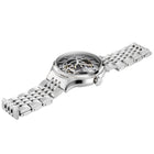 Ρολόι Roamer Competence Skeleton IV 101984-41-85-10 Αυτόματο Με Ασημί Μπρασελέ
