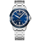 Ανδρικό Ρολόι Roamer Mercury Classic 968833-41-45-20 με Ασημί Μπρασελέ & Μπλε Καντράν