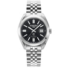 Ανδρικό Ρολόι Roamer Montalbano 996983-41-85-20 Με Ασημί Μπρασελέ & Μαύρο Καντράν