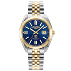 Ρολόι Roamer Montalbano 996983-47-45-20 Με Ασημί-Χρυσό Μπρασελέ & Μπλε Καντράν
