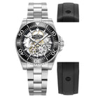 Ρολόι Roamer Premier Skeleton Limited 986984-41-85-20 Αυτόματο Με Ασημί Μπρασελέ