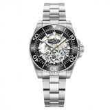 Ανδρικό ρολόι Roamer Premier Skeleton Limited 986984-41-85-20 με μαύρο λουράκι σιλικόνης, αυτόματο open back μηχανισμό Swiss Made και κάσα 42 mm.