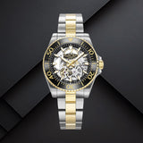 νδρικό ρολόι Roamer Premier Skeleton Limited 986984-47-85-21 με αυτόματο open back μηχανισμό Swiss Made και κάσα 42 mm.