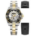 Ρολόι Roamer Premier Skeleton Limited 986984-47-85-21 Αυτόματο Με Δίχρωμο Μπρασελέ