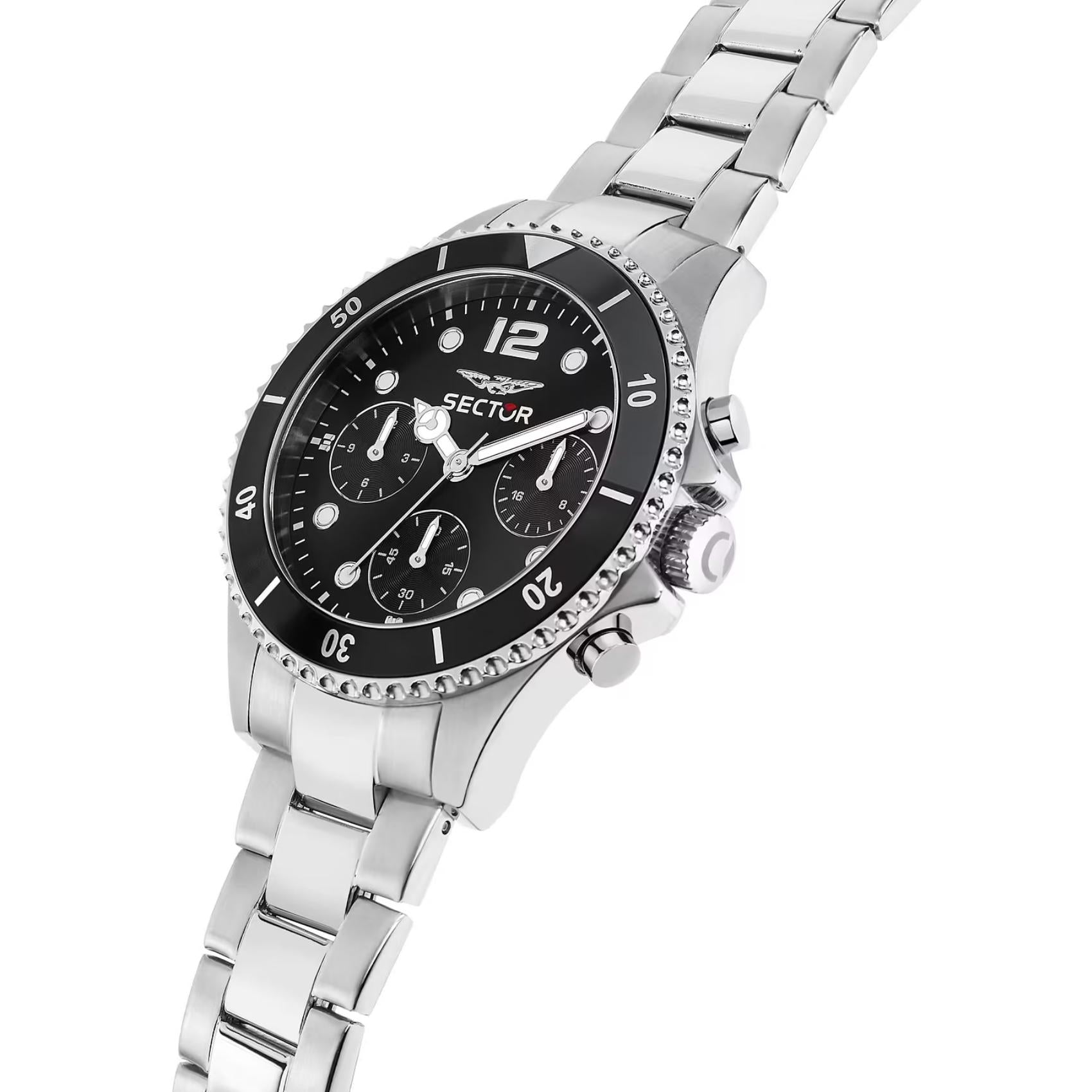 Καντράν χρονογράφου Sector 230 R3253161046 διαμέτρου 39mm με ενδείξεις