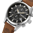 Ανδρικό Ρολόι Timberland Ashmont TDWGC0109301 με Ταμπά Δερμάτινο Λουράκι & Μαύρο Καντράν