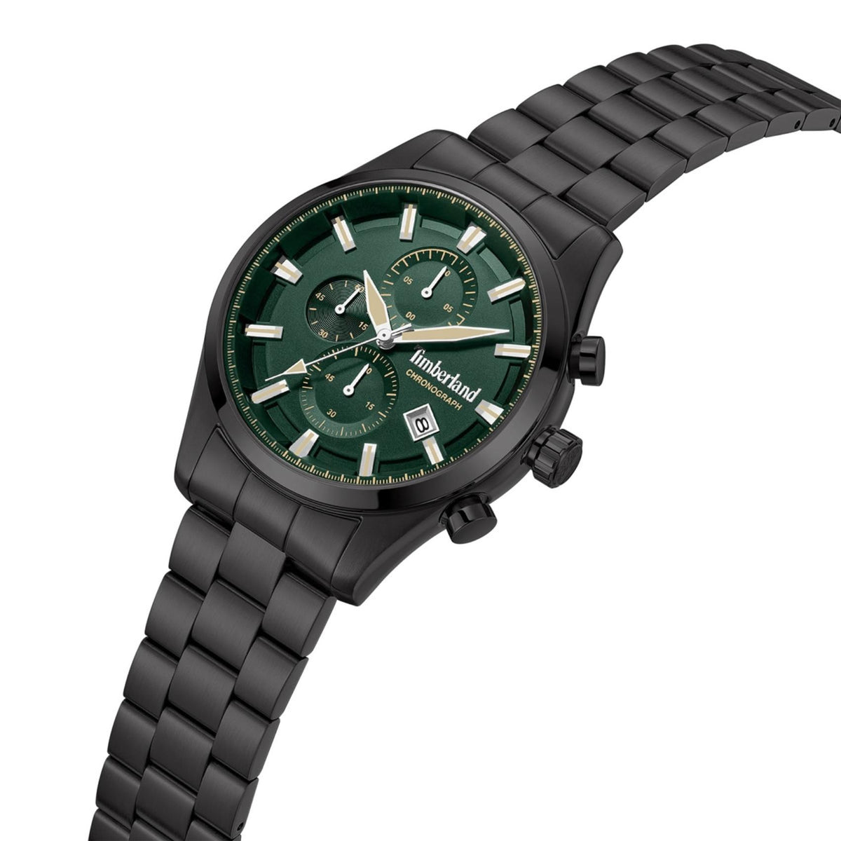 Ανθρακί ατσάλινο μπρασελέ ρολογιού Timberland Ashmont TDWGI0109304