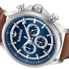 Ρολόι Timberland Bernardston TDWGF0054602 Με Καφέ Δερμάτινο Λουράκι Και Μπλε Καντράν